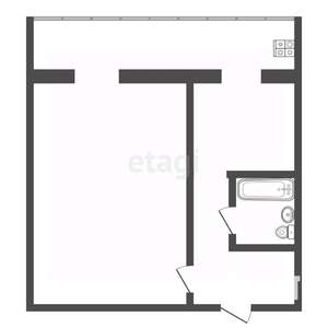2-к квартира, вторичка, 32м2, 1/9 этаж
