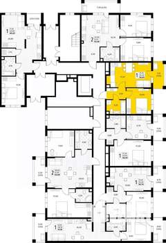 1-к квартира, вторичка, 37м2, 1/8 этаж