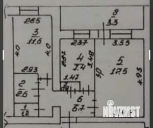 2-к квартира, вторичка, 51м2, 3/5 этаж