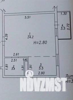 1-к квартира, вторичка, 37м2, 1/5 этаж