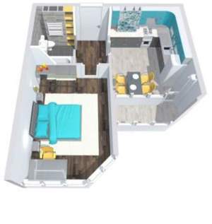 1-к квартира, вторичка, 33м2, 14/20 этаж