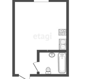 Студия квартира, вторичка, 17м2, 1/8 этаж