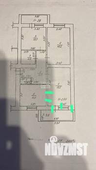 3-к квартира, вторичка, 86м2, 2/6 этаж