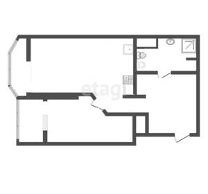 1-к квартира, вторичка, 40м2, 9/9 этаж