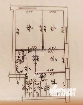 3-к квартира, вторичка, 50м2, 4/5 этаж