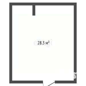 Студия квартира, вторичка, 28м2, 1/4 этаж