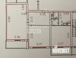 2-к квартира, вторичка, 65м2, 14/16 этаж