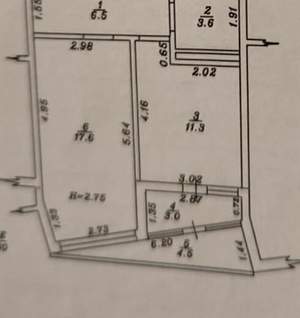1-к квартира, вторичка, 48м2, 3/17 этаж