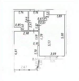 1-к квартира, вторичка, 36м2, 11/14 этаж