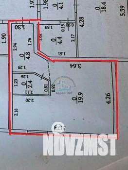 1-к квартира, вторичка, 27м2, 2/4 этаж