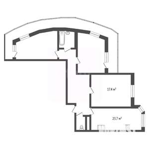 3-к квартира, вторичка, 150м2, 11/18 этаж