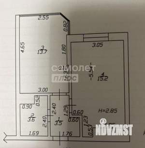 1-к квартира, вторичка, 36м2, 10/16 этаж