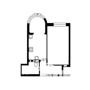 1-к квартира, вторичка, 40м2, 1/17 этаж