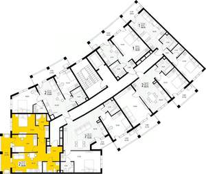 2-к квартира, вторичка, 60м2, 2/8 этаж