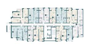 1-к квартира, строящийся дом, 38м2, 5/20 этаж