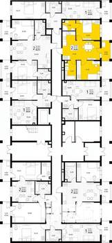 2-к квартира, вторичка, 55м2, 1/8 этаж