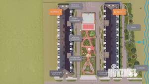 2-к квартира, строящийся дом, 63м2, 2/4 этаж