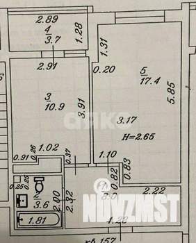 1-к квартира, вторичка, 44м2, 8/13 этаж