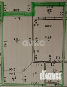 1-к квартира, вторичка, 47м2, 3/6 этаж