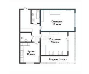 2-к квартира, вторичка, 66м2, 6/17 этаж