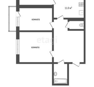 2-к квартира, вторичка, 78м2, 12/17 этаж