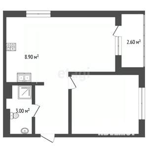 1-к квартира, вторичка, 34м2, 5/16 этаж