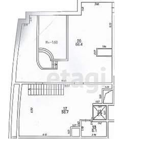 5-к квартира, вторичка, 410м2, 21/23 этаж
