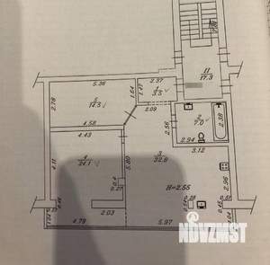 2-к квартира, вторичка, 82м2, 7/8 этаж