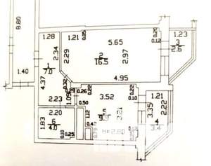 1-к квартира, вторичка, 43м2, 11/13 этаж