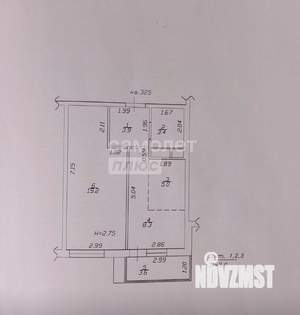 1-к квартира, вторичка, 44м2, 12/14 этаж