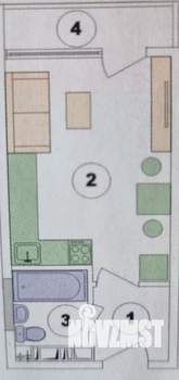 Студия квартира, вторичка, 26м2, 17/20 этаж