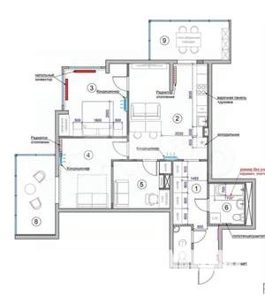 3-к квартира, вторичка, 96м2, 6/16 этаж