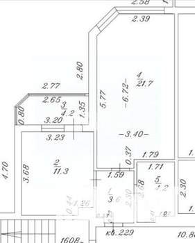 1-к квартира, вторичка, 45м2, 8/20 этаж