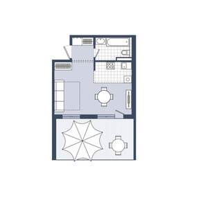 1-к квартира, вторичка, 54м2, 1/4 этаж