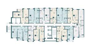 1-к квартира, строящийся дом, 38м2, 3/20 этаж