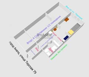 Студия квартира, вторичка, 22м2, 2/10 этаж