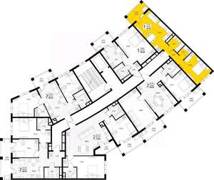 1-к квартира, вторичка, 42м2, 3/8 этаж
