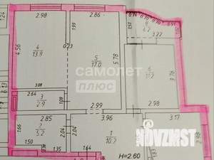 3-к квартира, вторичка, 74м2, 2/16 этаж