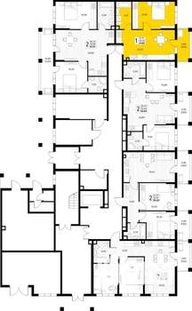 1-к квартира, вторичка, 42м2, 1/8 этаж