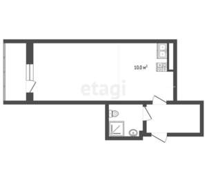 Студия квартира, вторичка, 26м2, 7/16 этаж