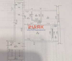 1-к квартира, вторичка, 37м2, 4/4 этаж
