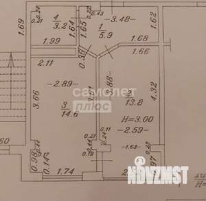 1-к квартира, вторичка, 38м2, 3/3 этаж