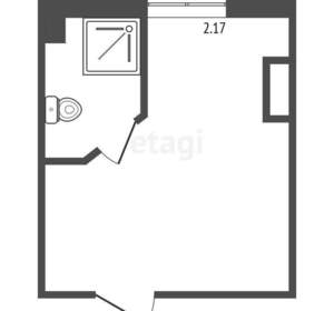 Студия квартира, вторичка, 25м2, 3/4 этаж