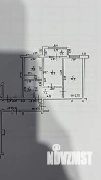 2-к квартира, вторичка, 53м2, 3/9 этаж