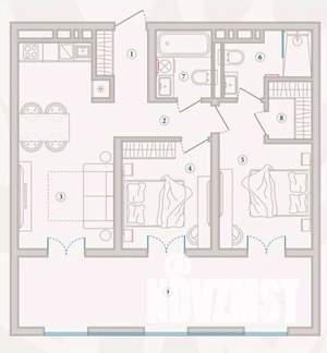 3-к квартира, вторичка, 81м2, 3/5 этаж