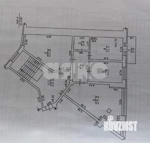 3-к квартира, вторичка, 81м2, 6/6 этаж