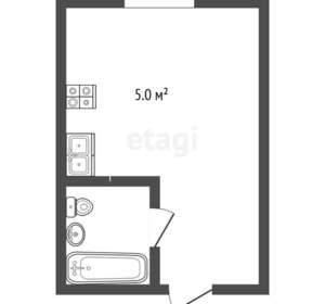 Студия квартира, вторичка, 26м2, 8/12 этаж