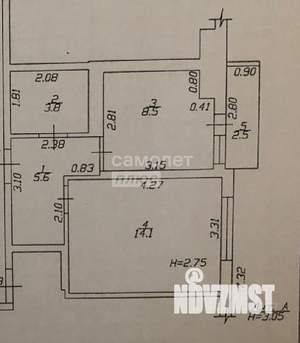 1-к квартира, вторичка, 35м2, 2/9 этаж