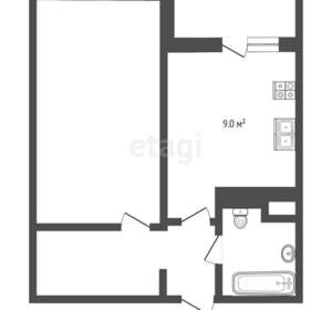 1-к квартира, вторичка, 36м2, 2/13 этаж