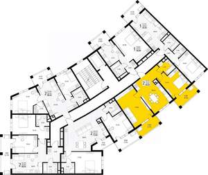 2-к квартира, вторичка, 62м2, 5/8 этаж